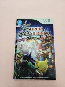 Super Smash Bros Brawl Nintendo Wii MANUAL ONLY Authentic Original NO GAME - Picture 1 of 3