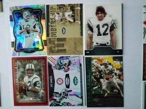 Joe Namath Lot (6 cards) Select Prizm Serial Numbered + York Jets Football - Picture 1 of 1