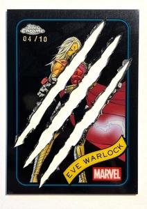 2025 Topps Disney Marvel Chrome Wolverine Clawed #192 Eve Warlock 4/10 - Picture 1 of 2