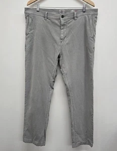 Pantalones de felpa elástica Faherty de 5 bolsillos para hombre 38x28 gris Gorpcore comodidad al aire libre - Imagen 1 de 7