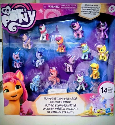 My Little Pony Friendship Shine Collection 14 Ponis Miniatura Nueva Caja Sin Abrir Foto 1 de 4
