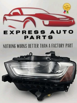 13-16 AUDI S4 A4 B8.5 COMPLETO Conjunto de lámpara de faro de xenón para conductor izquierdo OEM Foto 1 de 4