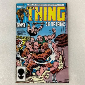 The Thing #26 Aug 1985 Marvel Comic Big Top Brawl Circus Battle Vintage - Bild 1 von 13
