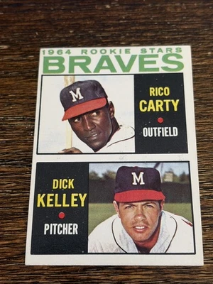 Topps Rico Carty 1964 #476 radiocontrol novato Braves ex-como nuevo o mejor Foto 1 de 2