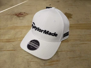 Cappello TaylorMade 2021 Sim2 Tour Cage Fitted Bianco Piccolo/Medio - Foto 1 di 4