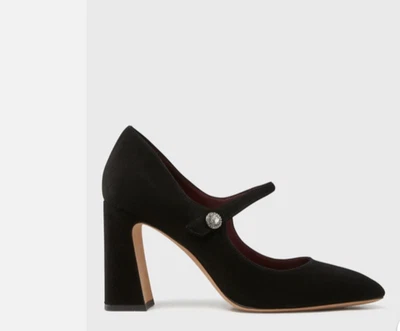 Zapatos de salón Kate Spade Maren de gamuza negros talla 7B usados en excelente estado Foto 1 de 4