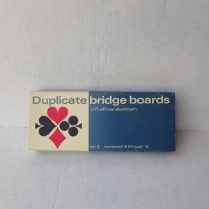 J-R Aluminium Duplikat Brücke SET "C" Bretter 9-12 & Vintage Karten - Bild 1 von 2