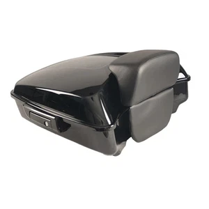 Paquete Tour Premium 10,7 pulgadas negro brillante picado para Harley Touring (2014-2024) - Imagen 1 de 4
