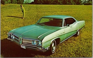 1968 BUICK LESABRE CUSTOM Car Advertising Postcard BLUE RIDGE BUICK Roanoke VA - Picture 1 of 2