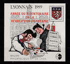 timbre France BLOC CNEP  num: 11 Lyonnais Guignol Lyon révolution  1989 **