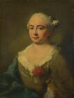Oil Painting Female Portrait Noble Lady Woman Caterina-Penza-Alessandro-Longhi