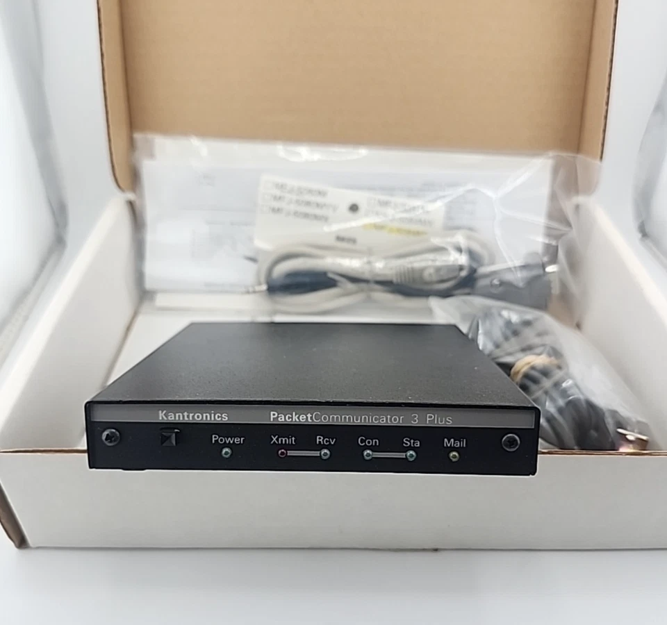 Kantronics KPC-3+ Ham Radio TNC Packet Communicator 3 Plus w/ Cables NEW NOS - Image 1 of 4