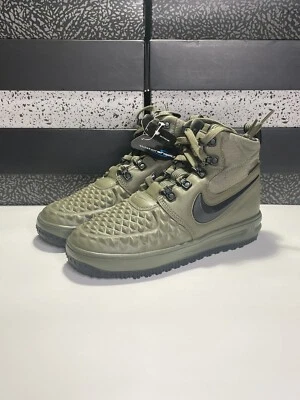 Новый Nike Lunar Force 1 Duckboot ' 17 (GS) «средний оливковый» 922807-200 молодежный размер 4Y - Изображение 1 из 4