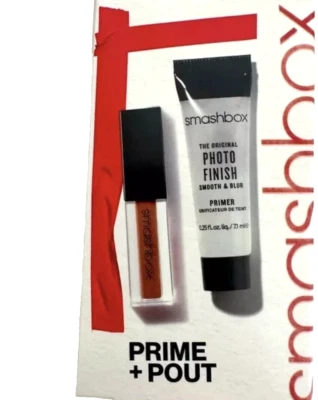 Smashbox  2 Piece | Prime +Pout | Primer & Matte Lipstick IN STEPPING  OUT - Image 1 of 2