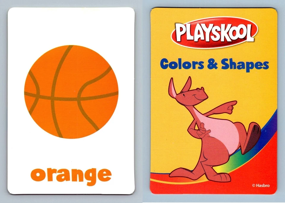 Orange Ball - Colors & Shapes Basic Skills Pre K-K Flash Card - Image 1 of 1