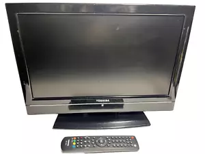 Toshiba 19” LCD HD TV Plus Remote Controller Black 19BV500B Tested and Working - Picture 1 of 11