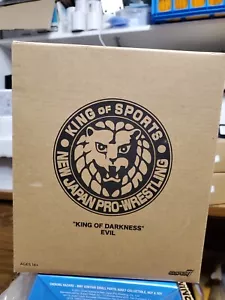 "King Of Darkness" Evil Super 7 NJPW New Japan Pro Wrestling Ultimate Elite MIB - Picture 1 of 2