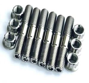 Arctic Cat 3021-862 Exhaust Studs TITANIUM Stud Nut Kit For Head Pipe - Picture 1 of 4