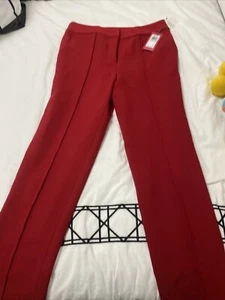 Vince Camuto Womens Stretch Pintuck Trousers - Picture 1 of 5