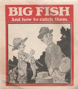 BIG FISH AND HOW TO CATCH THEM 1939 INSTRUCTIONS BOOKLET - Picture 1 of 3