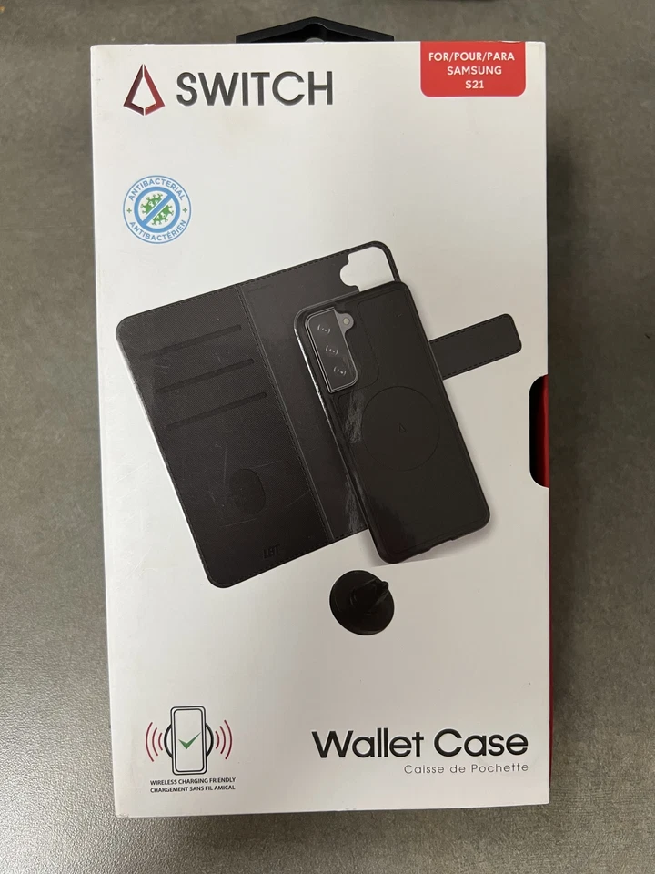 LBT 3-in-1 Switch Wallet for Samsung Galaxy S21 Black