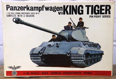 Kit Modelo Tanque Alemán Bandai Panzerkampfwagen VI King Tiger 1:48 Segunda Guerra Mundial Segunda Guerra Mundial NUEVO U1 Foto 1 de 4