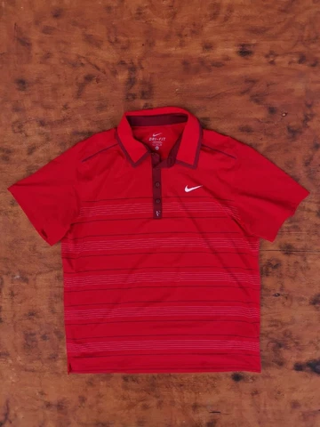 NIKE ROGER FEDERER POLO 2011 SHIRT RED SIZE XL ADULT Cover