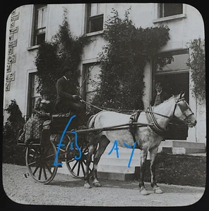 Photo BELLEVUE HOTEL GLENGARRIFF CO CORK IRELAND NO1 C1910 Magic Lantern Slide - Picture 1 of 5
