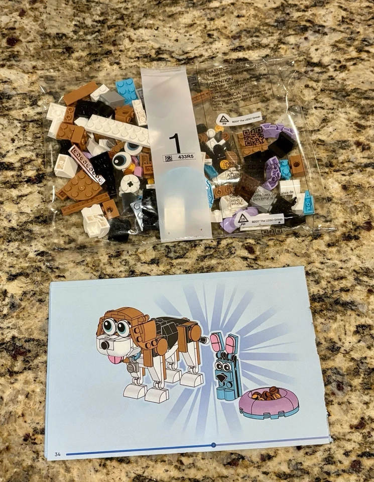 LEGO CREATOR 3 en 1 BEAGLE Perro Set 31137 Nuevo SOLO RETIRADO Foto 1 de 1