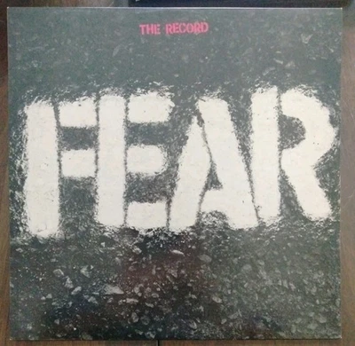 FEAR LP. THE RECORD.  1982 Slash Records 23933-1. - Image 1 of 4