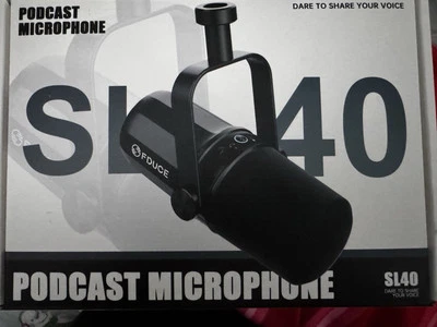 FDuce White SL40 Dynamic Cardioid Microphone - Used No Cables Included - Image 1 of 3