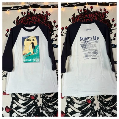 Camiseta Promocional Película Surfs Up 2007 Crew De Colección RARA Reggie Belafonte Big Z L Foto 1 de 4