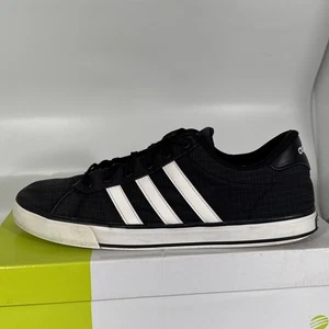 Adidas NEO SE Daily Vulc Negro/Blanco Tenis Zapatos Hombres Talla 13 - Imagen 1 de 11