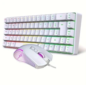 Gaming keyboard and mouse combo RGB LIGHT FAST RESPONSIVE LED GAMING COMBO - Zdjęcie 1 z 4