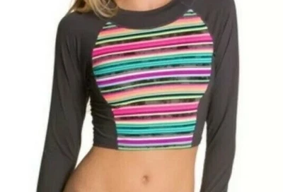 Женская укороченная защита от сыпи Oakley с длинным рукавом (только топ) - Изображение 1 из 4