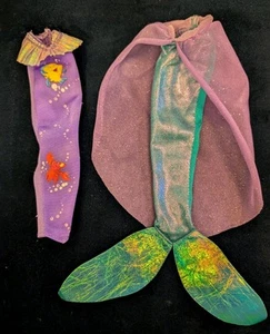 1997 Disneys kleine Meerjungfrau Prinzessin Arielle Rock & Barbie Meerjungfrauenschwanz Mattel - Bild 1 von 4