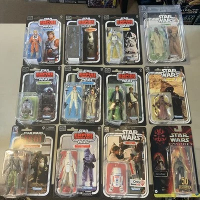 New In Boxes! Lot Of 12 Star Wars Vintage 6” Action Figures Collection - Image 1 of 4