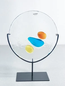 ⚜️ SCULTURA DESIGN ALFREDO BARBINI MURANO VETRO SOFFIATO SONORO EPOCA 1970S - Foto 1 di 10
