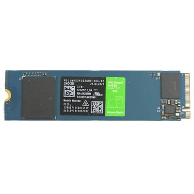 240GB WD Green WDS240G2G0C SN350 NVMe SSD M.2 2280 PCIE Gen3x4 Nand Storage - Image 1 of 3