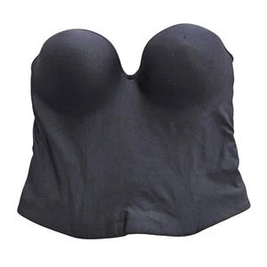 Lilyette donna taglia 38C nero corsetto bustier modellante leggermente imbottito - Foto 1 di 3