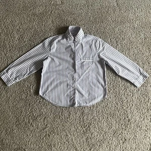 Victoria’s Secret PINK Sleep Shirt Button Down Pajama Stripe Sz M - Picture 1 of 4