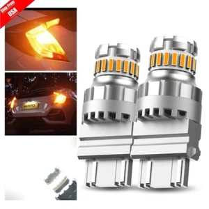 3157 3156 4057 23LED Turn Signal Parking DRL Light Bulbs Brake Lamp Amber Yellow - Picture 1 of 23