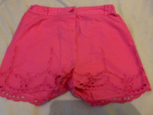 Next Pink 100% Cotton Girls Shorts Size 10 years 140 cm - Picture 1 of 4