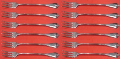 Juego de tenedores de cóctel Grand Colonial de Wallace de plata de ley 12 piezas 5 5/8" Foto 1 de 3