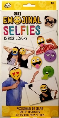 SELFIE Foto Imagen PROPS Emoji OBTÉN EMOJINAL - 10 divertidos accesorios con 15 diseños Foto 1 de 4