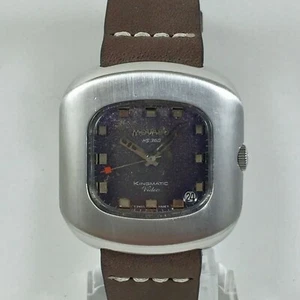 OROLOGIO MOVADO KINGMATIC VIDEO SUB-SEA AUTOMATICO ACCIAIO CAL.408 VINTAGE UOMO - Foto 1 di 10