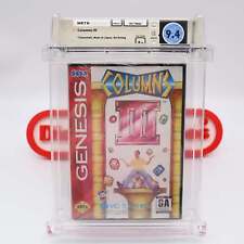 Sega Genesis Game COLUMNS III 3 - WATA GRADED 9.4 A+! NEW & Factory Sealed!