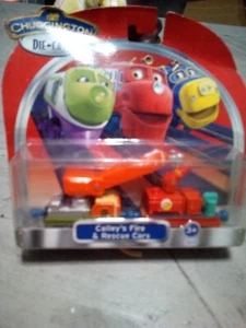 2010 Chuggington Toy Train Die-Cast CALLEY'S FIRE & RESCUE CARS Engine New - Picture 1 of 1