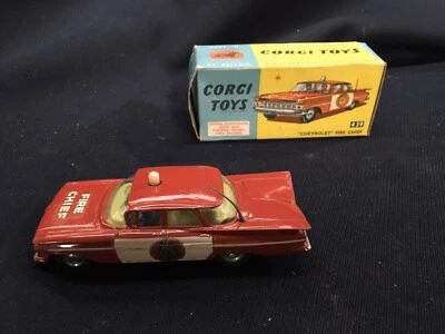 Chevrolet Fire Chief; Corgi Toys 439; Original Vintage Die Cast - Image 1 of 4