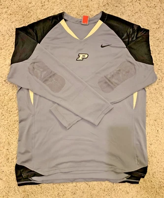 Nike Team Purdue Boilermakers NIKE Fit Dry Long Sleeve Shirt Jersey Men's XXL - Image 1 of 4